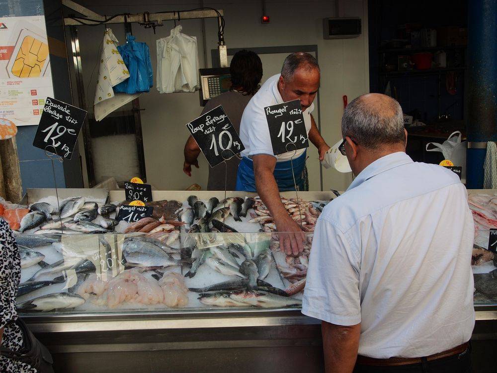 Sur les marchés de Provence.