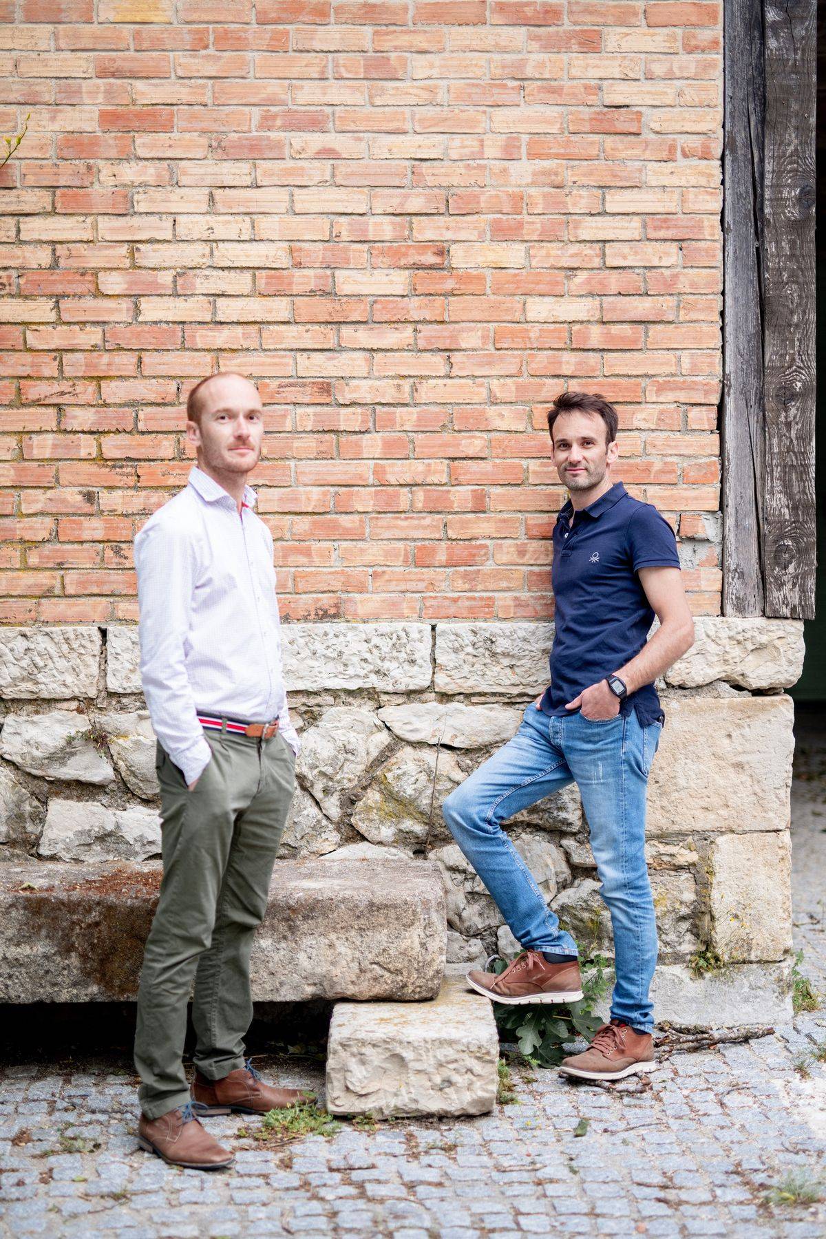 Martin et Clément, au Mas des Prépresses